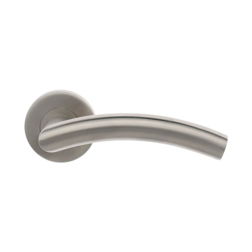 Stainless Steel Door Lever Handle on Roses